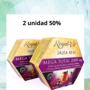 Jalea Real Mega Total 2000 mg oferta la segunda unidad al 50%