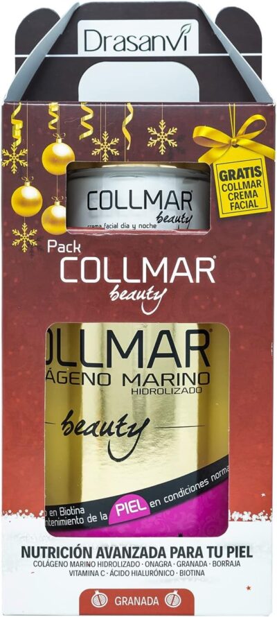 COLLMAR PACK BEAUTY COLAGENO MARINO GRANADA 275 G + CREMA FACIAL 60 ML.