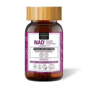 NAD+ 300 mg. y Tran-Resveratrol 80 mg. 60 Caps