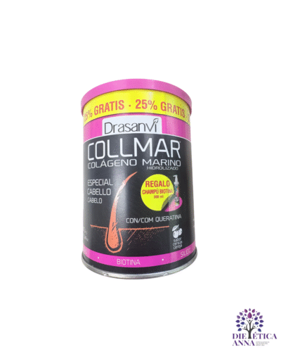 Collmar Cabello Colágeno Marino Hidrolizado 25 %mas  +champú gratis