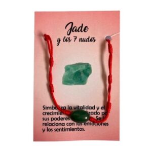 Pulsera 7 nudos con Jade