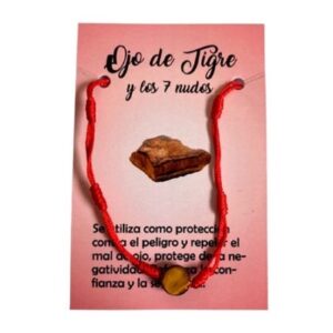 Pulsera 7 nudos con Ojo de Tigre