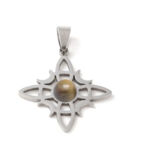 Nudo de Bruja con Ojo de Trigre