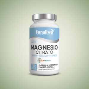 MAGNESIO CITRATO LIPOSOMADO 120 cap .FERALIVE