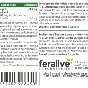 MORINGA LIPOSOMADA 60 cap .FERALIVE
