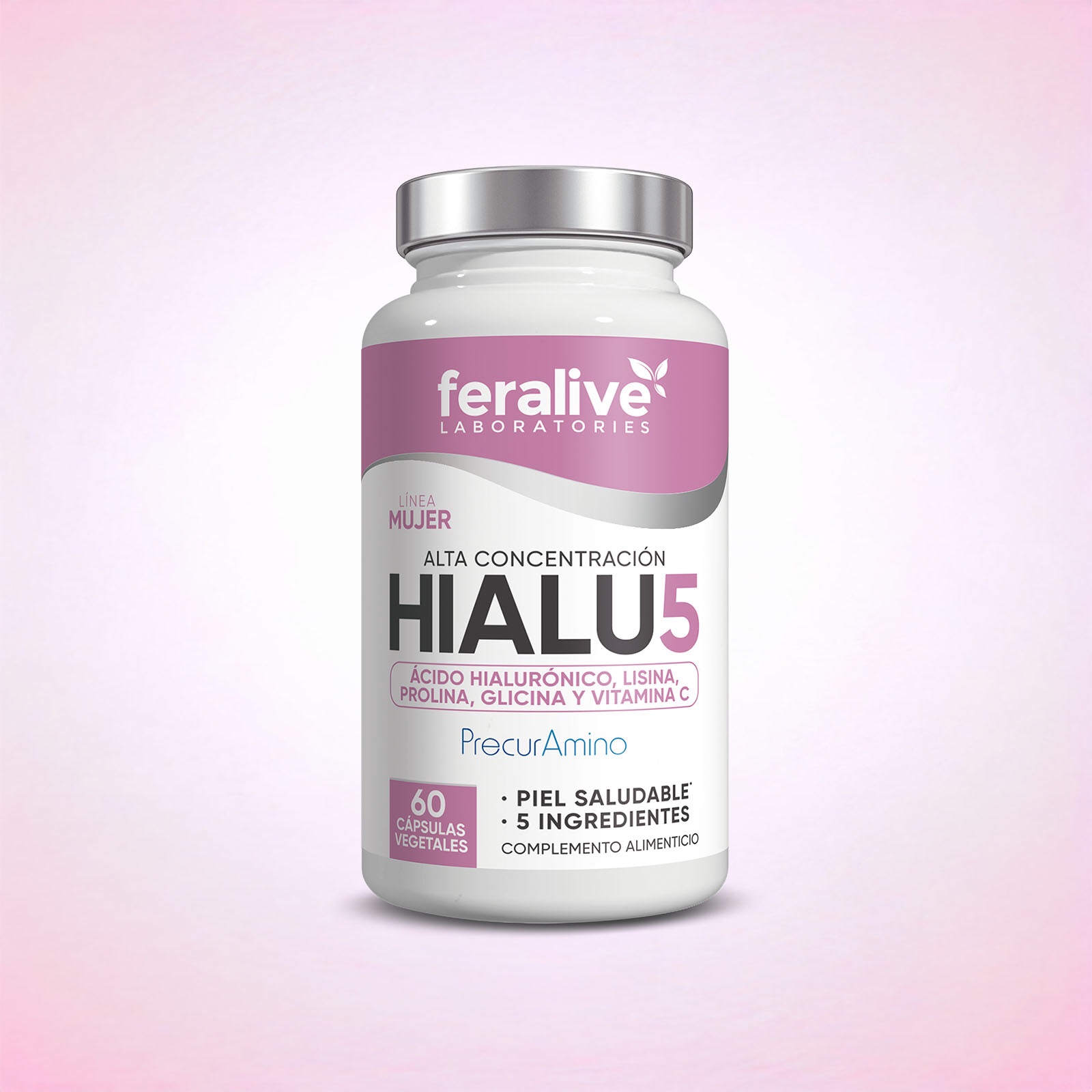 HIALU5 ácido Hialurónico 60 cap .FERALIVE