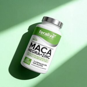 MACA NEGRA + ZINC 60 cap FERALIVE