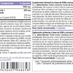 GABA + TEANINA 60 cap FERALIVE