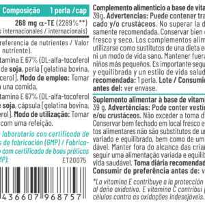 VITAMINA E400 60 cap.FERALIVE