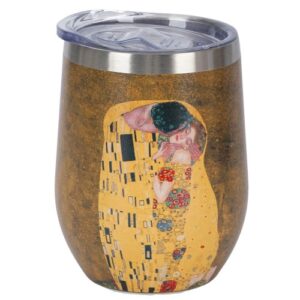 Vaso klimt kiss, acero inoxidable 0,33 l.