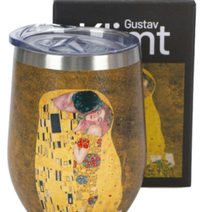 Vaso klimt kiss, acero inoxidable 0,33 l.