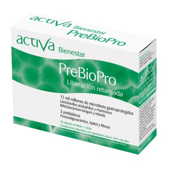 Bienestar Activa PreBioPro
30 capsulas