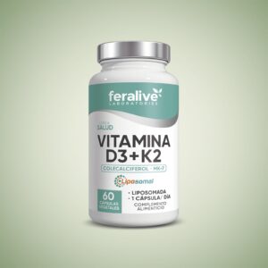 VITAMINA D3 + K2 FERALIVE
60 capsulas