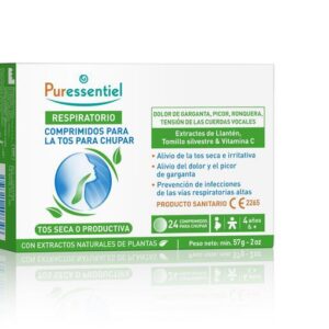 Pastillas tos PURESSENTIEL
 24 comprimidos