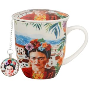 Kit frida red, porcelana 0,40 l. tapa + filtr