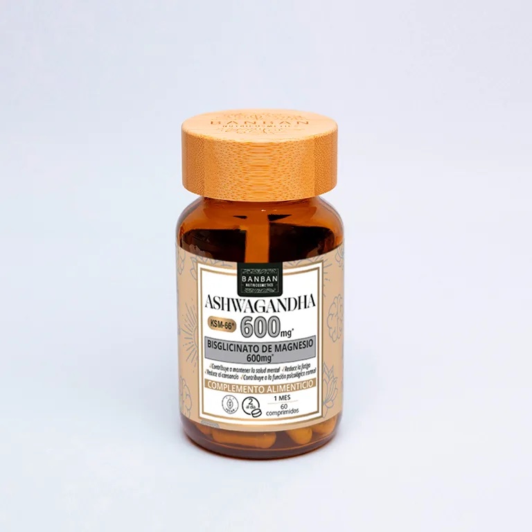 ASHWAGANDHA 600MG BISGLICINATO MAGNESIO 600MG
60 comprimidos Banban