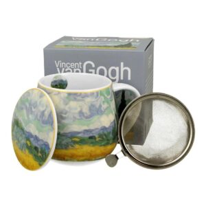 Tazas con filtro y tapa
wheat, porcelana 0,40 l.