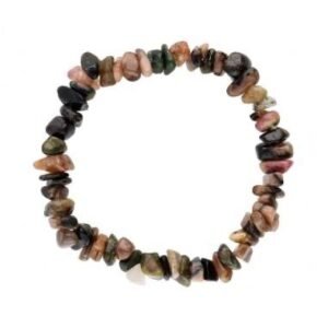 Pulsera Chip de Turmalina Bicolor