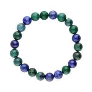 Pulsera de Azurita con Malaquita Potenciada 8mm
