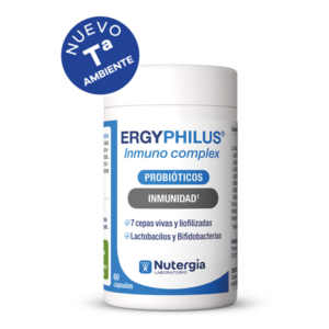 ERGYPHILUS inmuno complex Nutergia 
Inmunidad natural-Probióticos 60 cápsulas