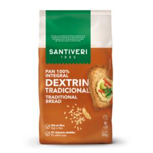 Pan Tostado 100% integral Dextrín tradicional 300 g SANTIVERI