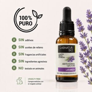 Aceite Esencial Lavanda 100% Puro 30 ml Labnatur Bio
