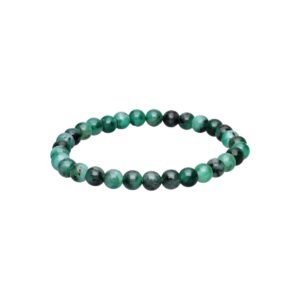 Pulsera De Esmeralda 6mm