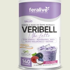 VERIBELL Ube Latte Coco-Frutas Rojas - 140g - Feralive