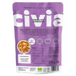 Granola Superfoods
BIO Sin Gluten · 275g CIVIA FOODS