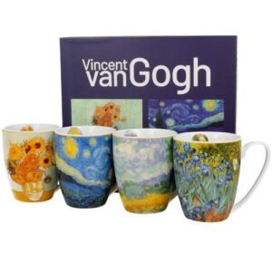 Set van gogh, porcelana 4 tazas 0,35 l.