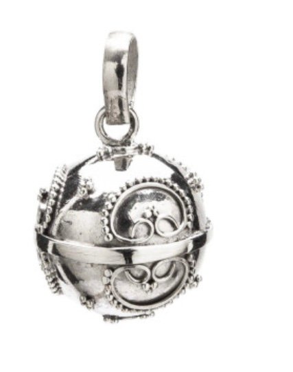 Amuleto Llamador de Ángeles 12 mm (plata de ley) - Imagen 3