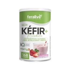KÉFIR+ MICROBIOTA sabor yogur de fresa (168 g)
Feralive