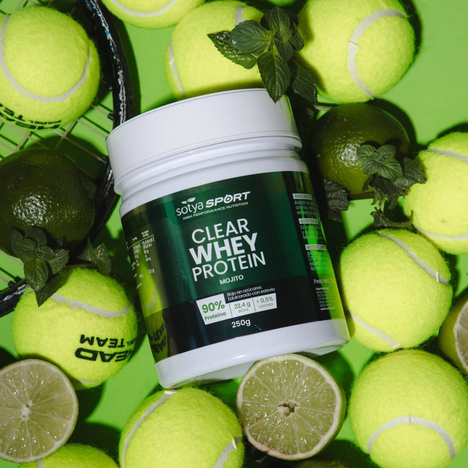 CLEAR WHEY PROTEIN Mojito 250g SOTYA SPORT - Imagen 3