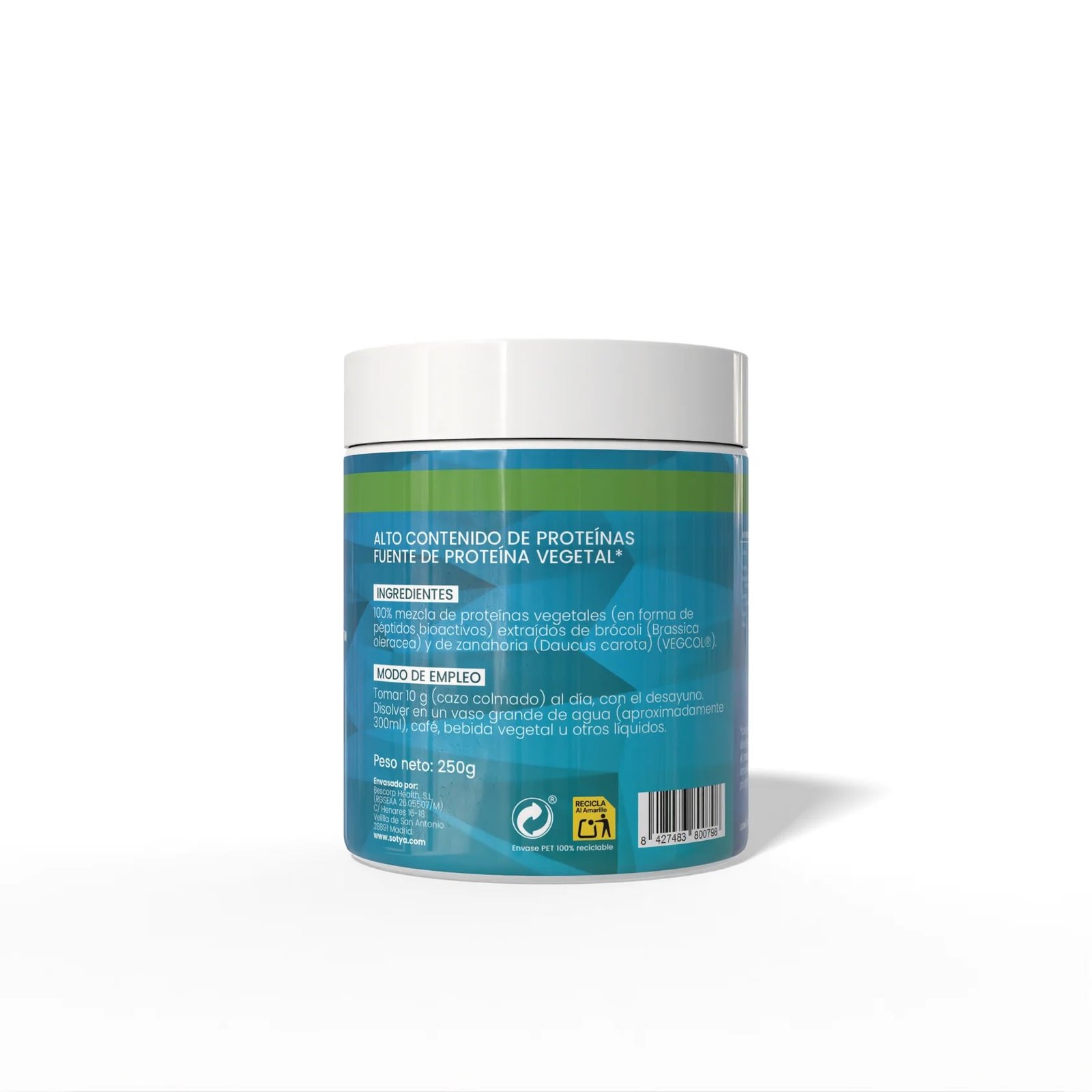 Colágeno Vegano - VEGCOL 250g SOTYA SPORT - Imagen 2